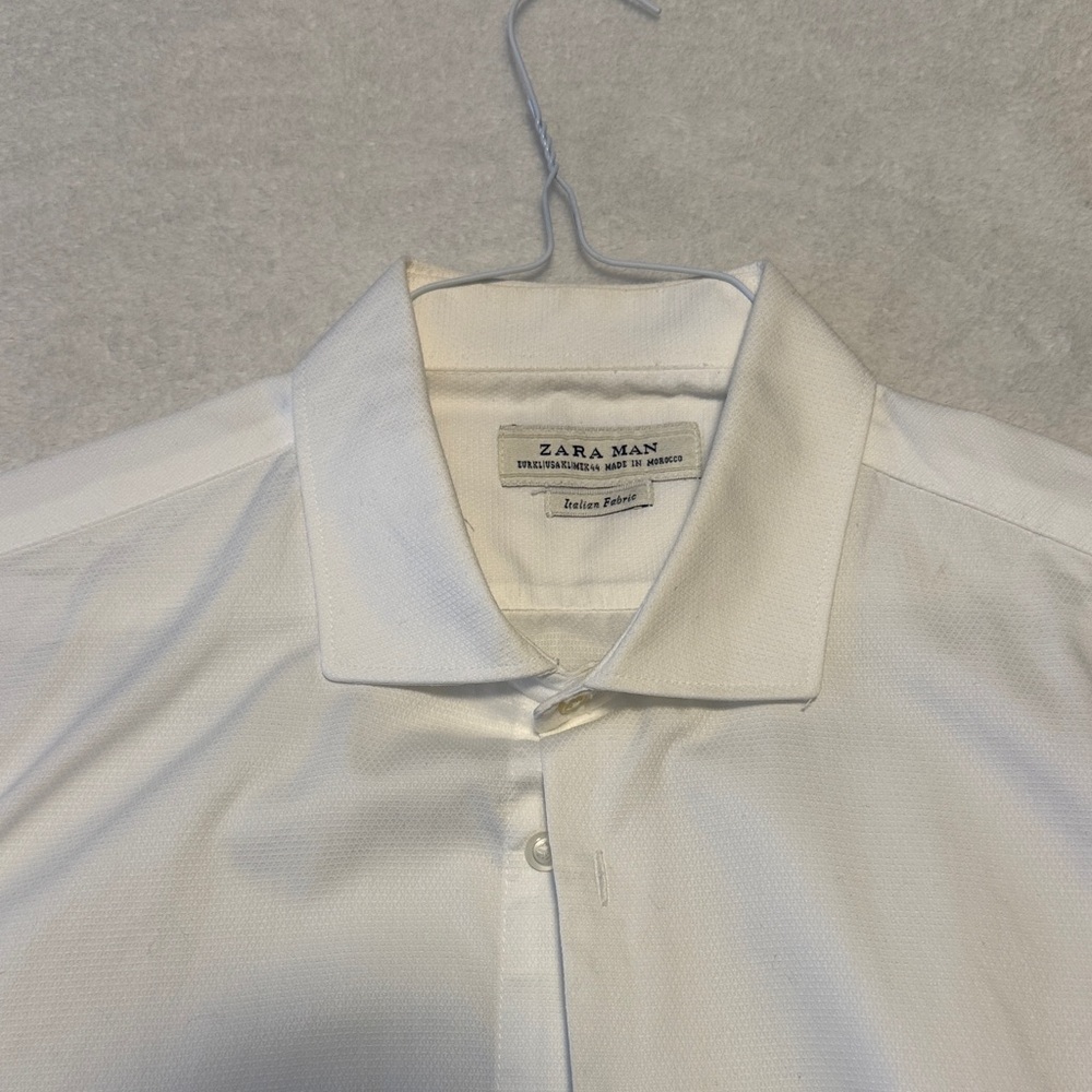 Zara Classic White Dress Shirt